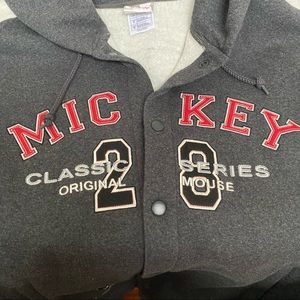 Disney Store Men's Vintage Retro Classic Series Mickey Hoodie Jacket Size S